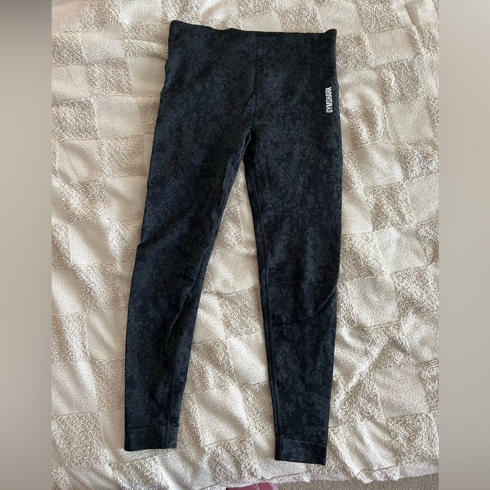 Gymshark Charcoal Patterned Leggings